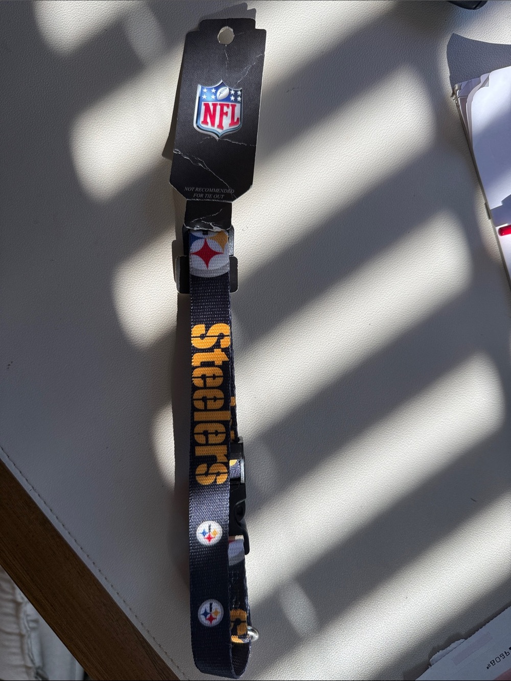 NFL Pittsburgh Steelers Black and Yellow Dog Collar